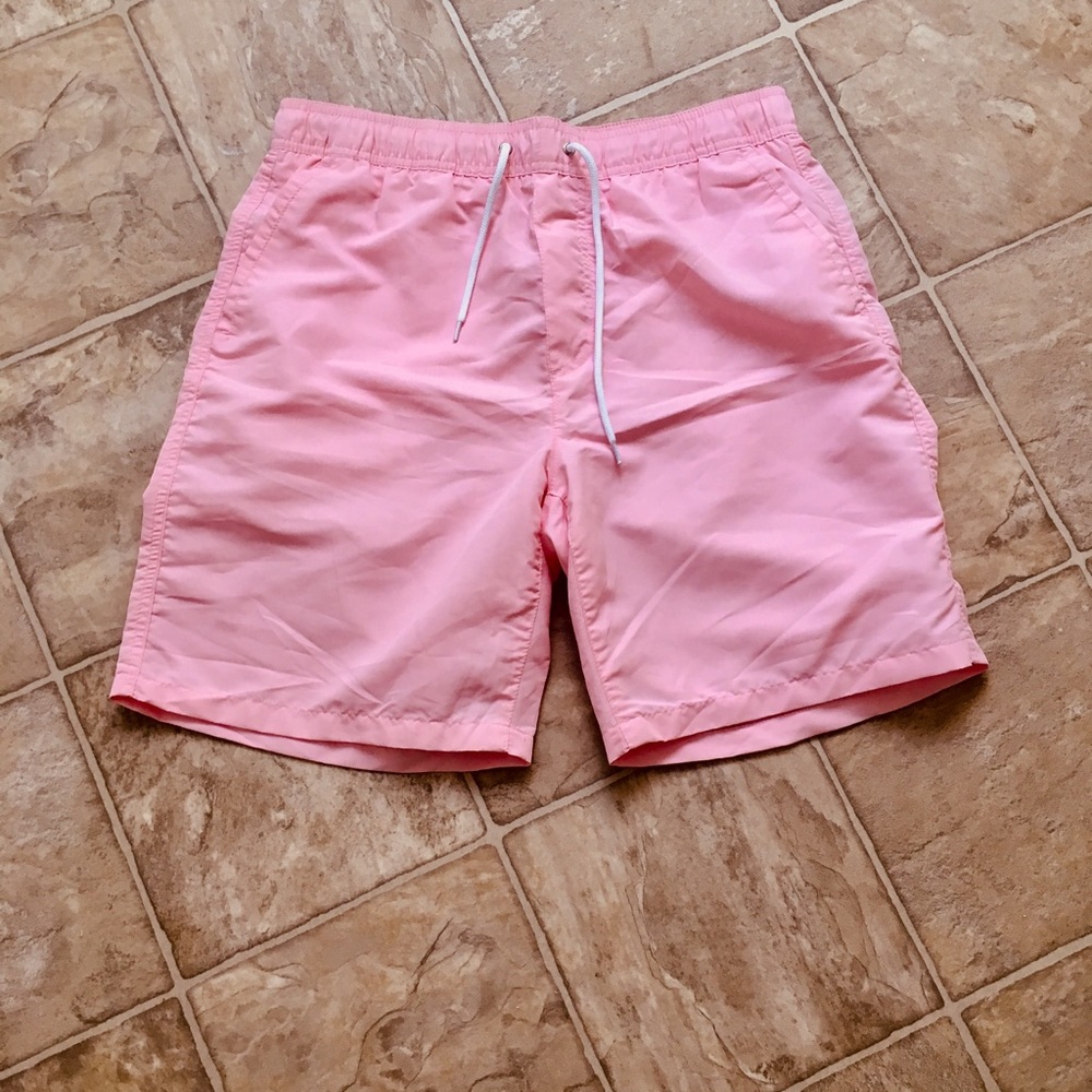 Forever 21 Pink Swim Trunks